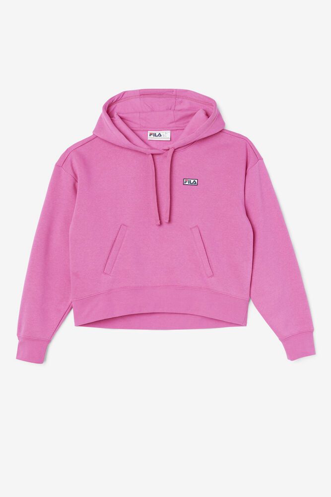 Fila Marina Pink Hoodie Womens - NZ 48902-FUZV